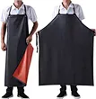 Black Apron with multiple pockets in the front design. Give you enough space to store cell phone, pens, notebook, grill slips, meat thermometer and others you need. Two leather loops on chest design.